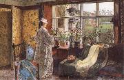 Atkinson Grimshaw Spring oil painting on canvas